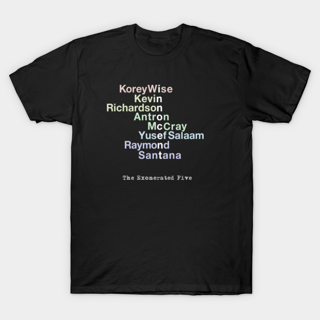exonerated 5 t shirt